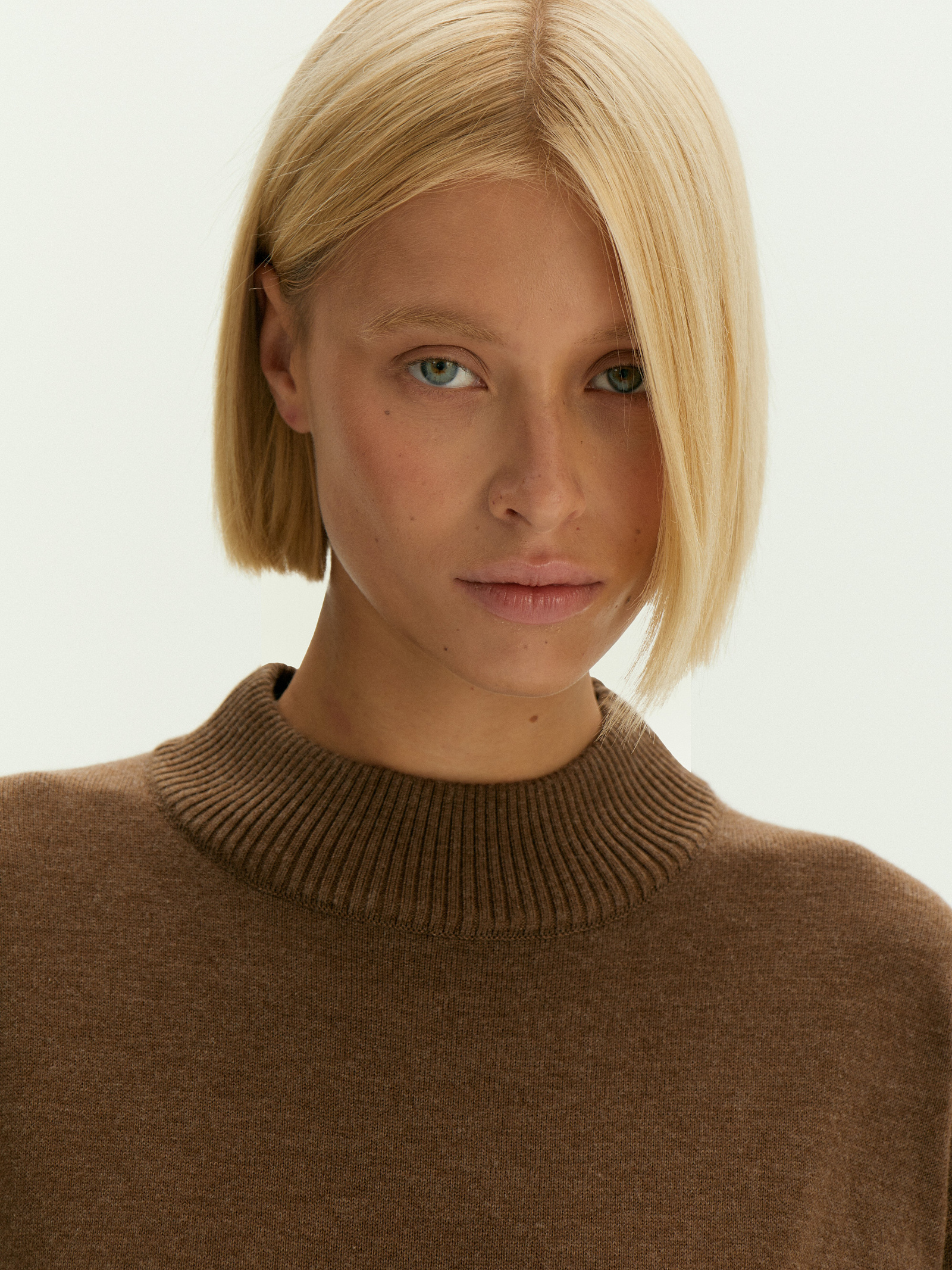 Платье миди из костюмной шерсти